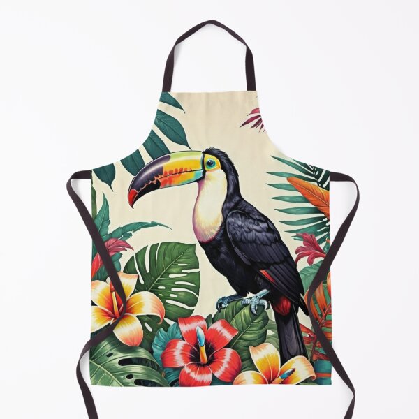 Item preview, Tropical Paradise and Leaves With a Toucan designed and sold by Chonguissa Fashion.