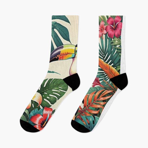 Item preview, Tropical Paradise and Leaves With a Toucan designed and sold by Chonguissa Fashion.