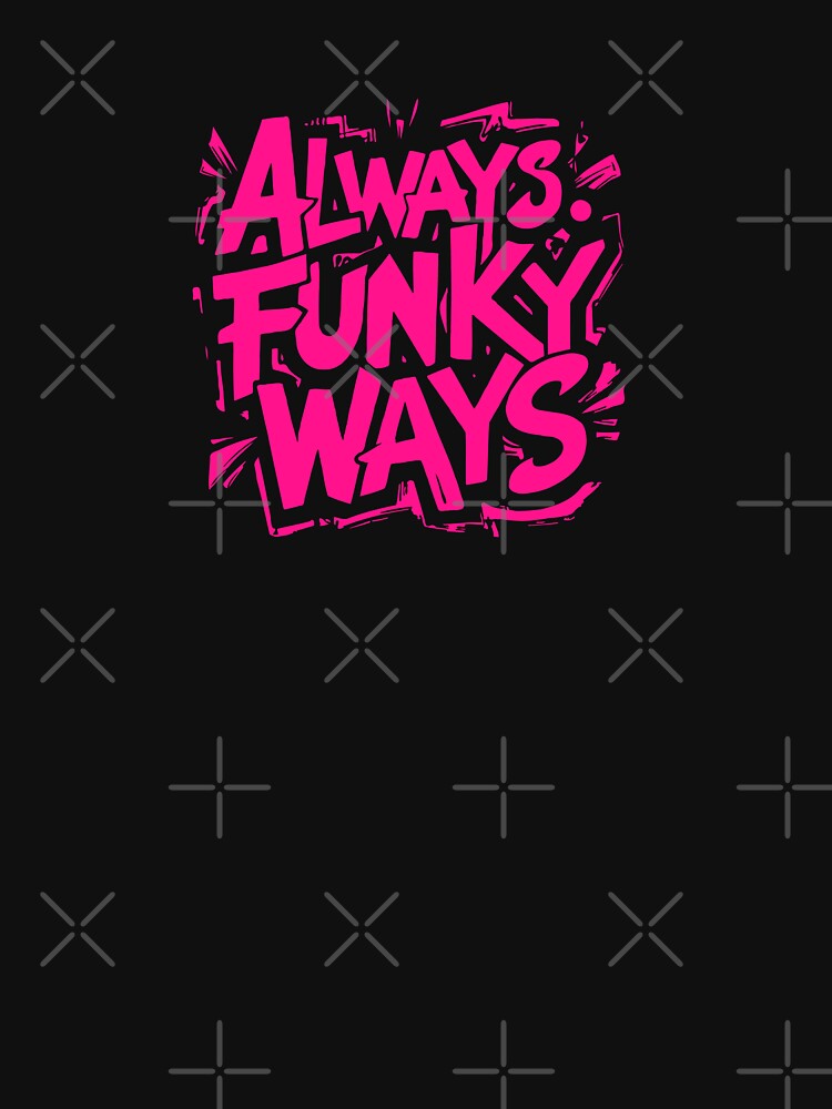 Imagen 5 de 5, Sudadera con capucha con la obra Always Funky Ways AFW-002 Urban Pink, diseñada y vendida por mixpunch.