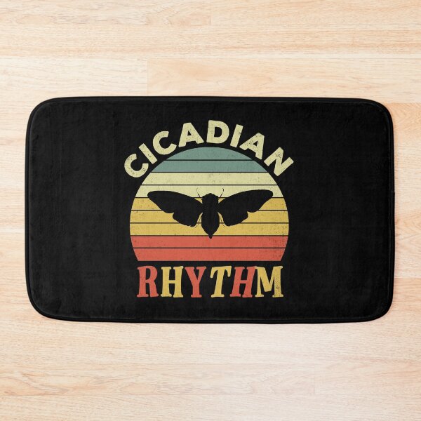 Item preview, Cicadian Rhythm Funny Groovy Retro Sunset 2024 Cicada Pun designed and sold by dbreeze10.