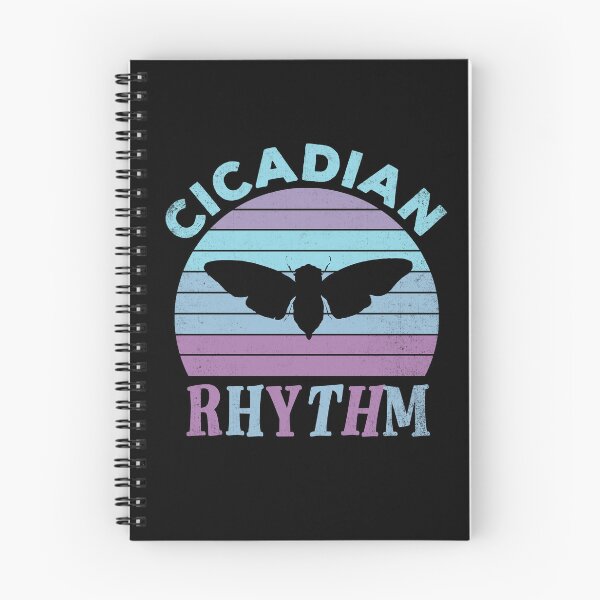 Item preview, Cicadian Rhythm Funny Groovy Retro Sunset Cicada Pun Circadian designed and sold by dbreeze10.
