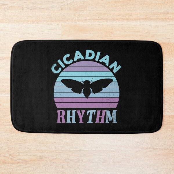 Item preview, Cicadian Rhythm Funny Groovy Retro Sunset Cicada Pun Circadian designed and sold by dbreeze10.
