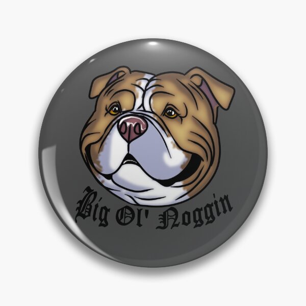 Item preview, ||Big Ol' Noggin|| American Bully Sticker - Champagne designed and sold by Bullyscape.