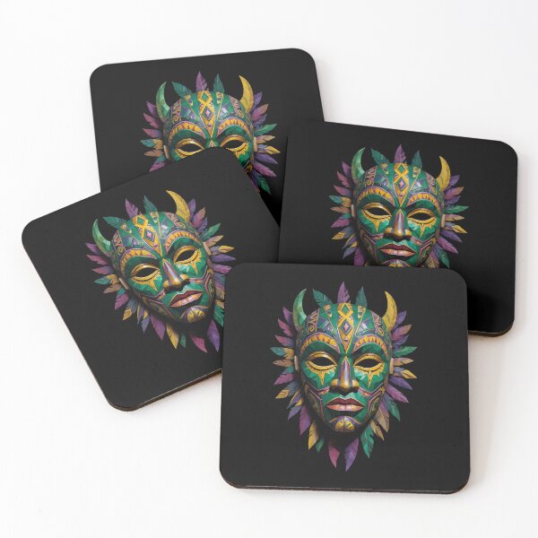 Item preview, An Abstract Cubism-Inspired Design Depicting An Ancient African Mask designed and sold by Adelberton.