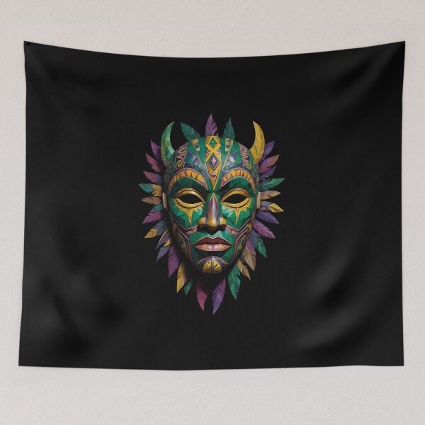 Item preview, An Abstract Cubism-Inspired Design Depicting An Ancient African Mask designed and sold by Adelberton.