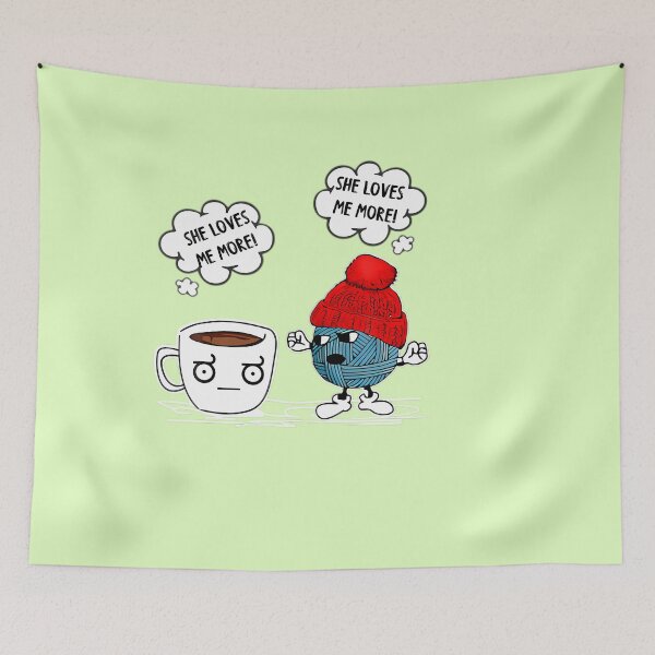 Item preview, She loves me more!  designed and sold by wesdesignshop.