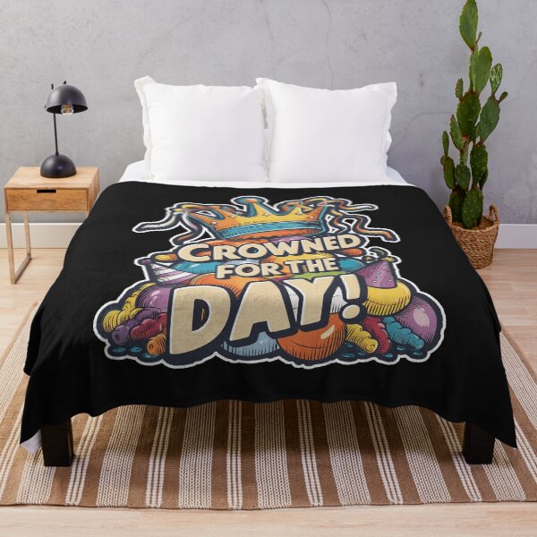 Item preview, ''Crowned For The Day'' fête des Rois Epiphany Christian feast day France T-Shirt designed and sold by Witty Shirts.