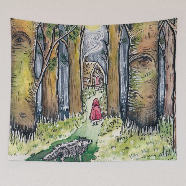 Item preview, Little Red designed and sold by KCIllustrates.