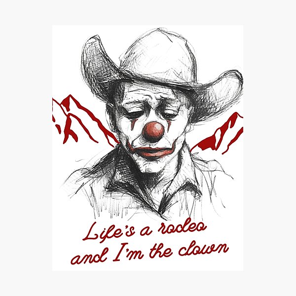 Item preview, Rodeo Clown designed and sold by Shit_Shirts_For_Shit_Mates.