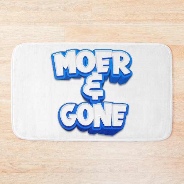 Item preview, Sticker: Moer & Gone designed and sold by HarlemHustle.