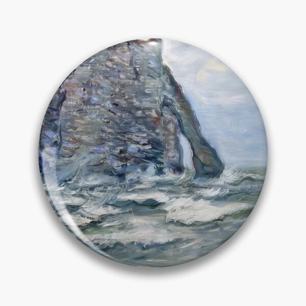 Item preview, Claude Monet - Port d`Aval, Rough Sea - 1883 designed and sold by dottyshai.