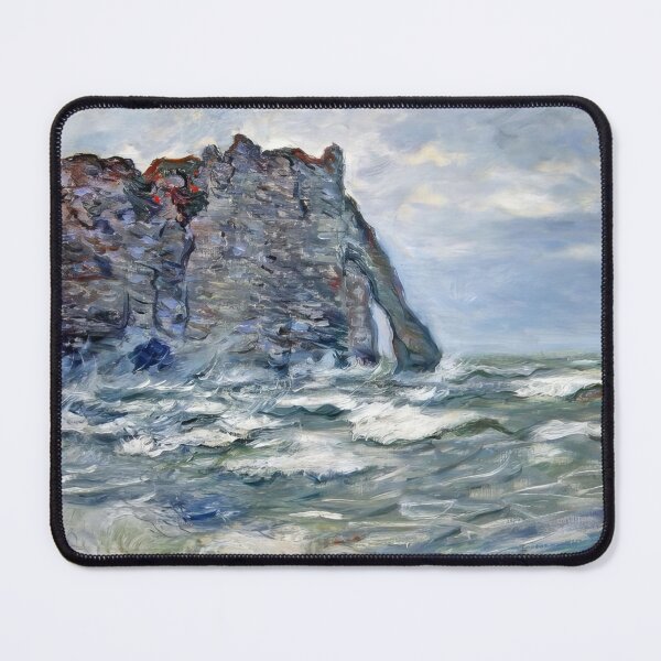 Item preview, Claude Monet - Port d`Aval, Rough Sea - 1883 designed and sold by dottyshai.