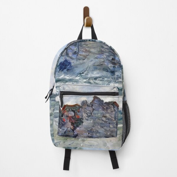 Item preview, Claude Monet - Port d`Aval, Rough Sea - 1883 designed and sold by dottyshai.