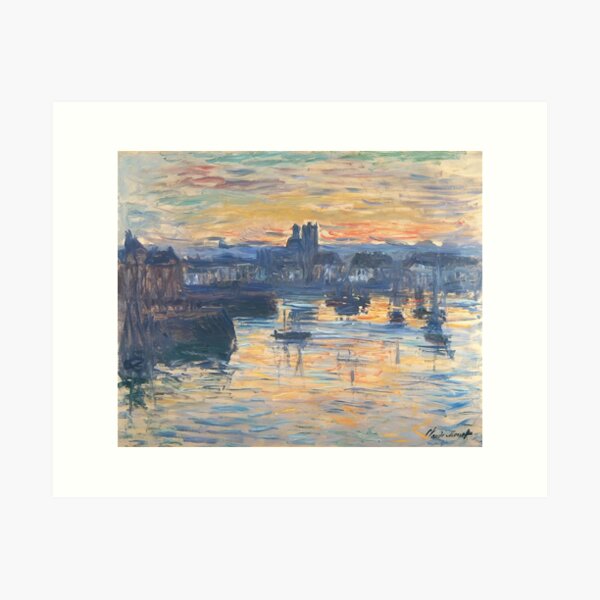 Item preview, Claude Monet - Port of Dieppe, Evening - 1882 designed and sold by dottyshai.