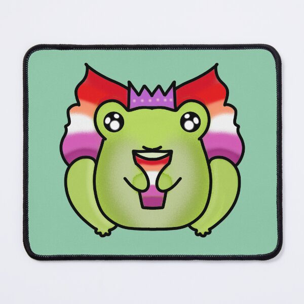 Item preview, Cute lesbian pride frog designed and sold by Quacktails.
