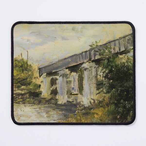 Item preview, Claude Monet - Railway Bridge at Argenteuil - 1874 designed and sold by dottyshai.