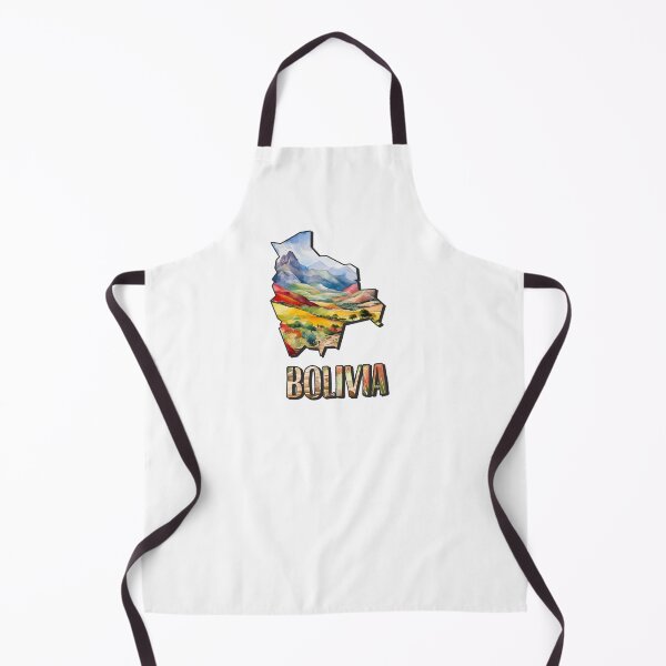 Item preview, Bolivia watercolor map designed and sold by Motivburg.