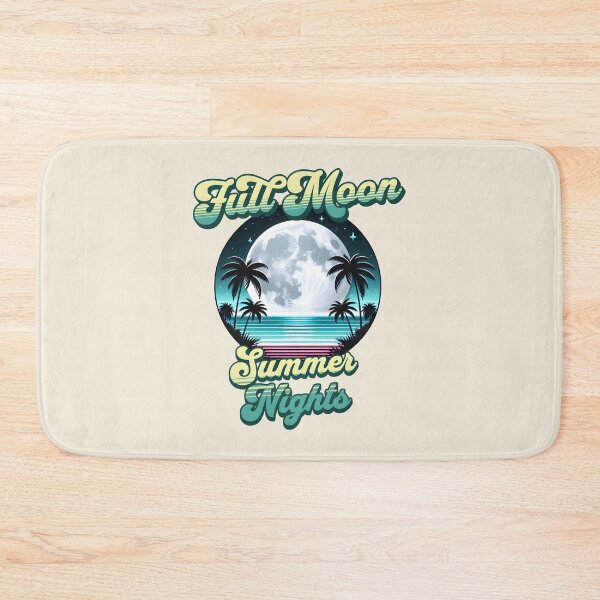 Item preview, Summer Nights Under the Full Moon (Retro Style) designed and sold by Nabucodonoshop.