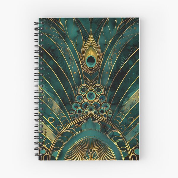 Item preview, Teal Gold Vintage 1920s Style, Luxurious Aesthetic, Glamour Dark Green Gold designed and sold by Vic Torys ☆.