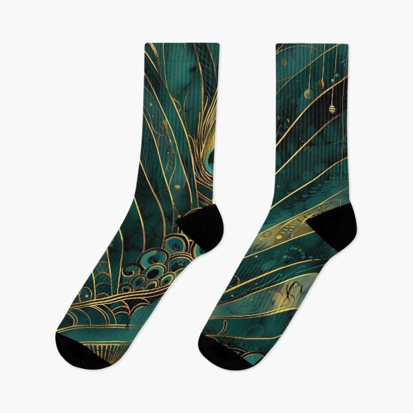 Item preview, Teal Gold Vintage 1920s Style, Luxurious Aesthetic, Glamour Dark Green Gold designed and sold by Vic Torys ☆.
