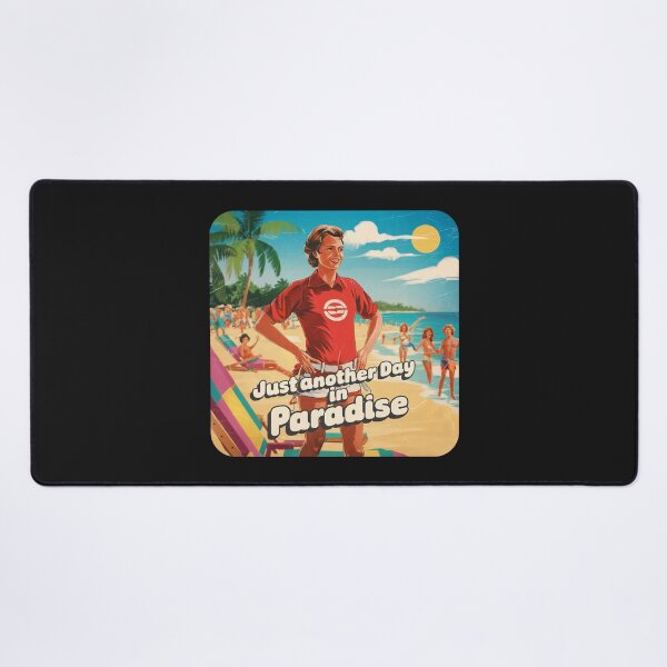 Item preview,  Vintage ''Just another day in Paradise'' Life Guard Mom / Sister T-Shirt designed and sold by Witty Shirts.