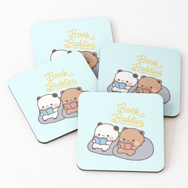 Item preview, Book Buddies | Bubu and Dudu Cute Panda and Bear Design | Kawaii Reading Art | Adorable Friendship Illustration designed and sold by FEBRICAST.