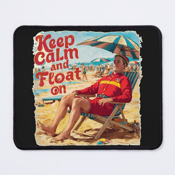 Item preview,  Vintage ''Keep Calm and Float On'' Life Guard T-Shirt designed and sold by Witty Shirts.