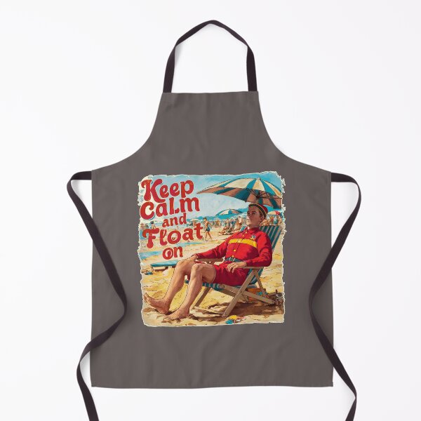 Item preview, Vintage ''Keep Calm and Float On'' Life Guard T-Shirt designed and sold by Witty Shirts.