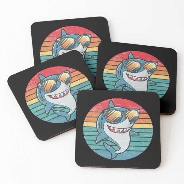 Item preview, Retro Summer Shark In Sunglasses designed and sold by Krieghorn.