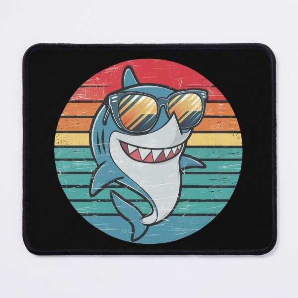 Item preview, Retro Summer Shark In Sunglasses designed and sold by Krieghorn.