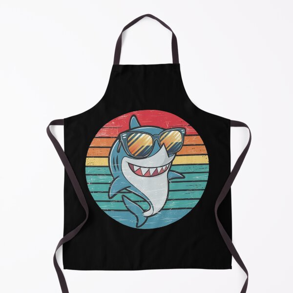 Item preview, Retro Summer Shark In Sunglasses designed and sold by Krieghorn.