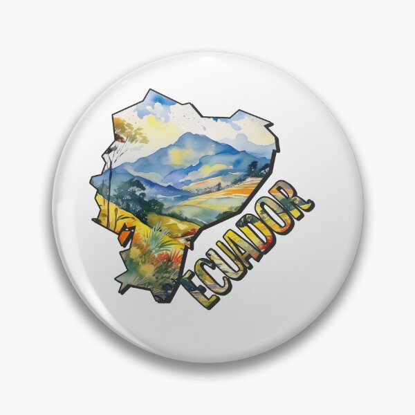 Item preview, Mapa de acuarela de Ecuador designed and sold by Motivburg.