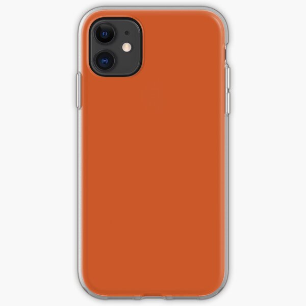 Burnt Orange iPhone Soft Case