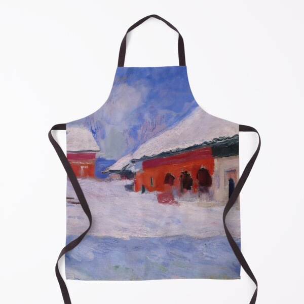 Item preview, Claude Monet - Red Houses at Bjornegaard in the Snow, Norway - 1895 designed and sold by dottyshai.