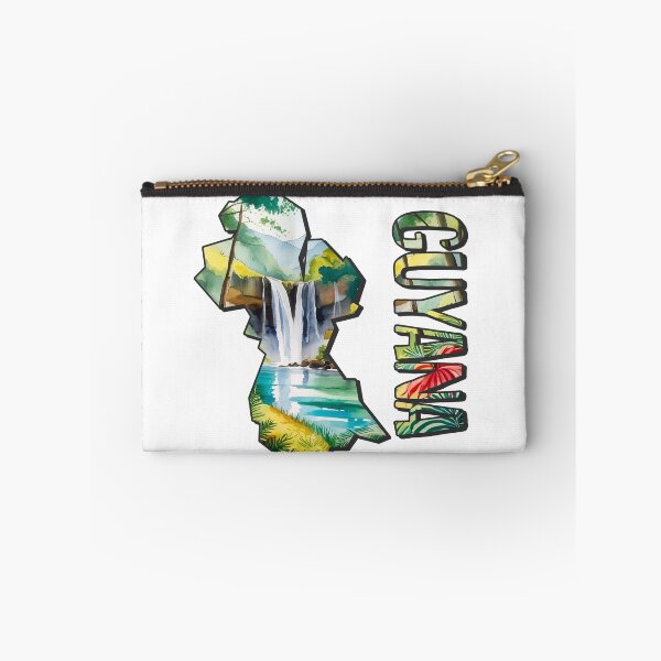 Item preview, Guyana watercolor map designed and sold by Motivburg.