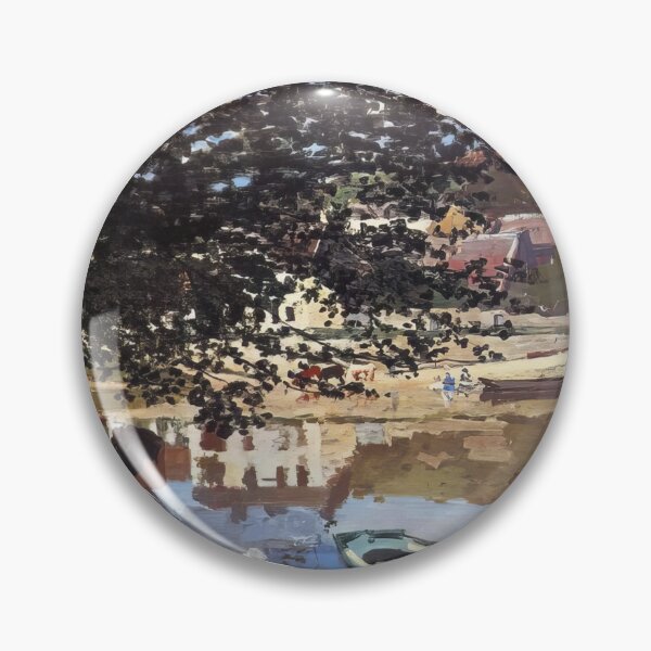 Item preview, Claude Monet - River Scene at Bennecourt - 1868 designed and sold by dottyshai.