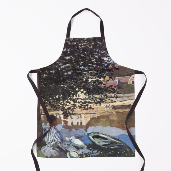 Item preview, Claude Monet - River Scene at Bennecourt - 1868 designed and sold by dottyshai.