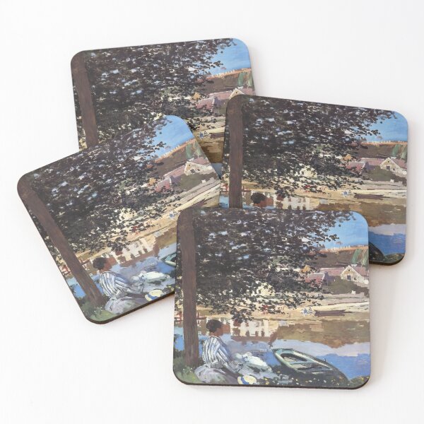 Item preview, Claude Monet - River Scene at Bennecourt - 1868 designed and sold by dottyshai.