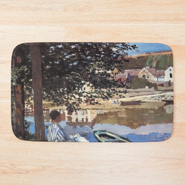 Item preview, Claude Monet - River Scene at Bennecourt - 1868 designed and sold by dottyshai.