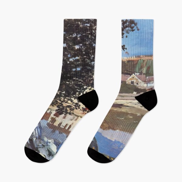 Item preview, Claude Monet - River Scene at Bennecourt - 1868 designed and sold by dottyshai.