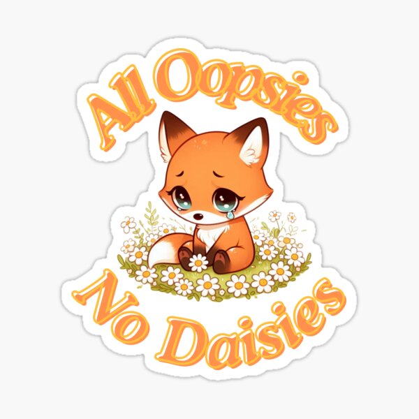 Vista previa del artículo con la obra «Todos los oopsies, sin margaritas», diseñado y vendido por thetinycraftist.