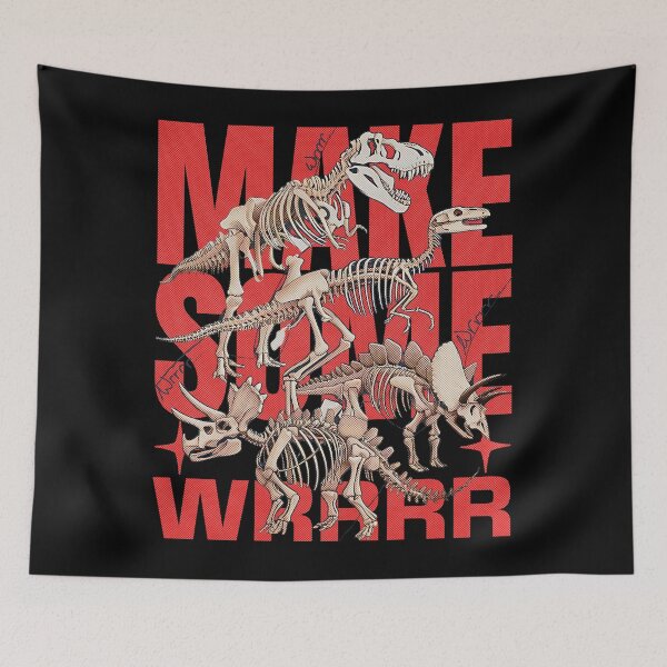 Item preview, MAKE SOME WRRRR - DINOSAUR SKELETONS designed and sold by justyna-s28.