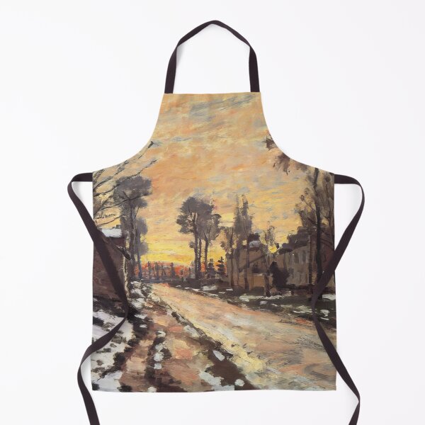 Item preview, Claude Monet - Road at Louveciennes, Melting Snow, Sunset - 1870 designed and sold by dottyshai.