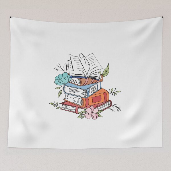 Item preview, Books and flowers designed and sold by Mystical Illustrations.