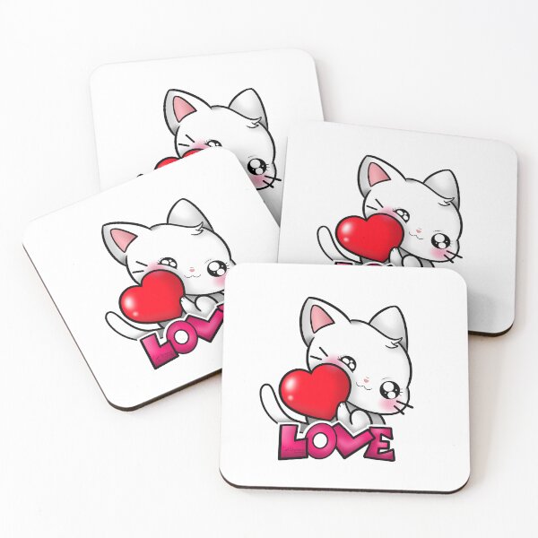 Item preview, kitty love love designed and sold by Drawersofdraw.