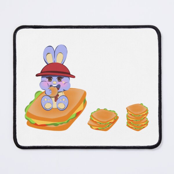 Item preview, Bunny sandwich cheese foodie times designed and sold by ellelylaura.