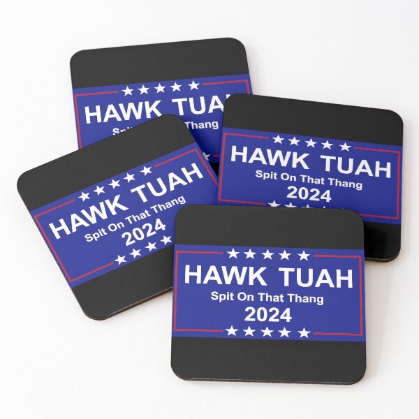 Item preview, Hawk Tuah! Vote designed and sold by FatGiantCat.