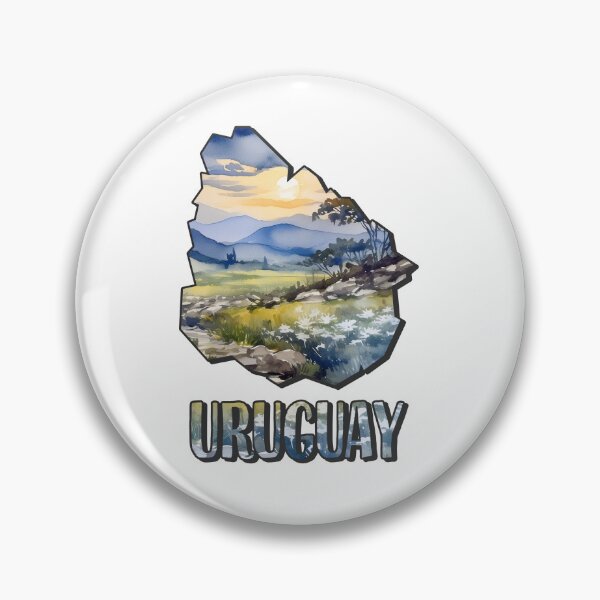 Item preview, Uruguay watercolor map designed and sold by Motivburg.