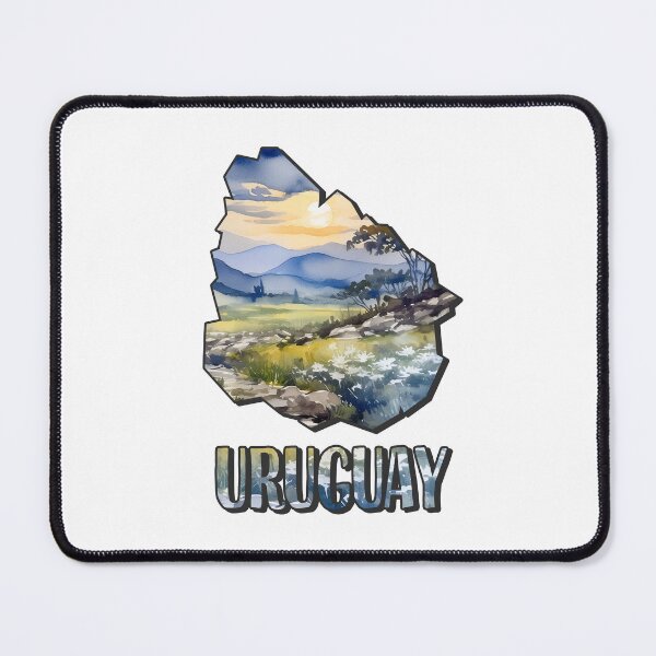 Item preview, Uruguay watercolor map designed and sold by Motivburg.