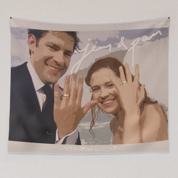 Artikelvorschau, Jim und Pam entworfen und verkauft von anastasijasstore.